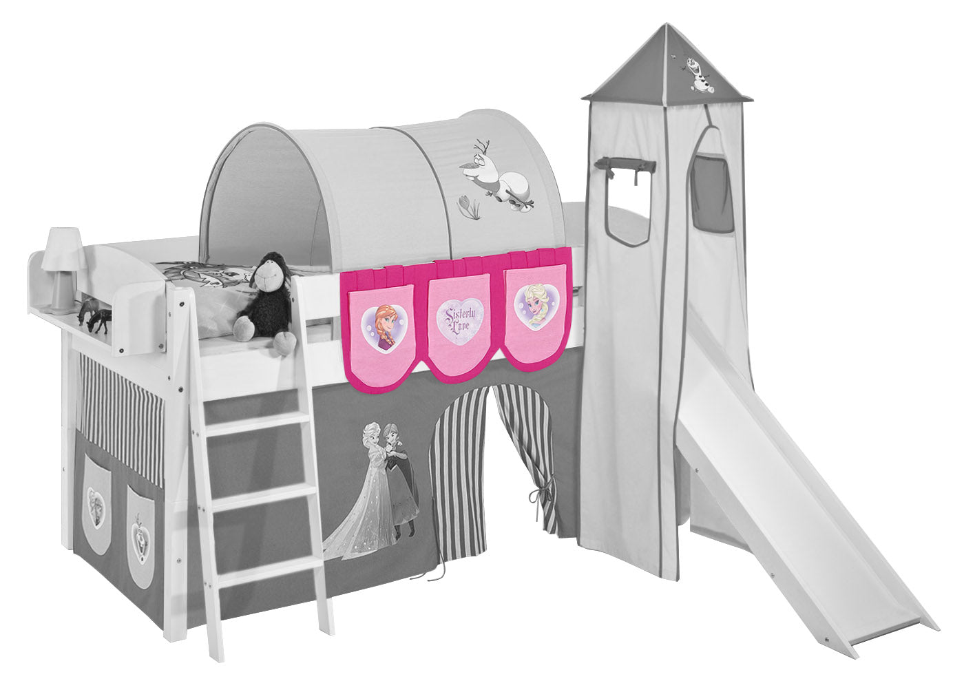 Rosa FROZEN / Eiskönigin / Anna & Elsa Taschen für Kinderbetten, Hochbetten, Spielbetten, Etagenbetten von LILOKIDS
