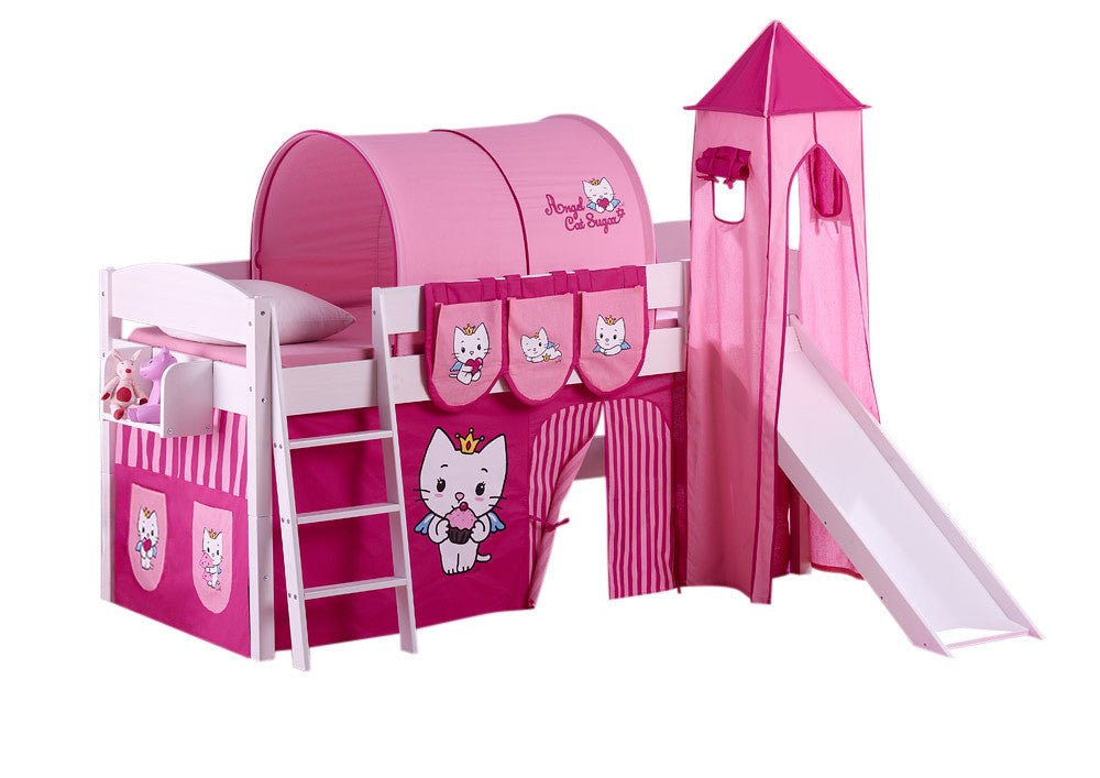 Hochbett mit Rutsche - IDA gerade Rutsche - LiloKids