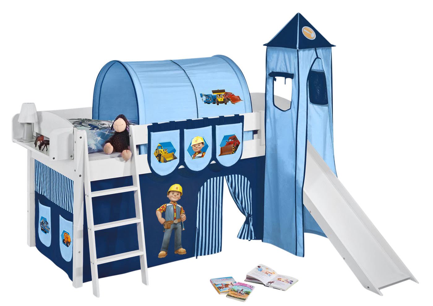 Hochbett mit Rutsche - IDA gerade Rutsche - LiloKids