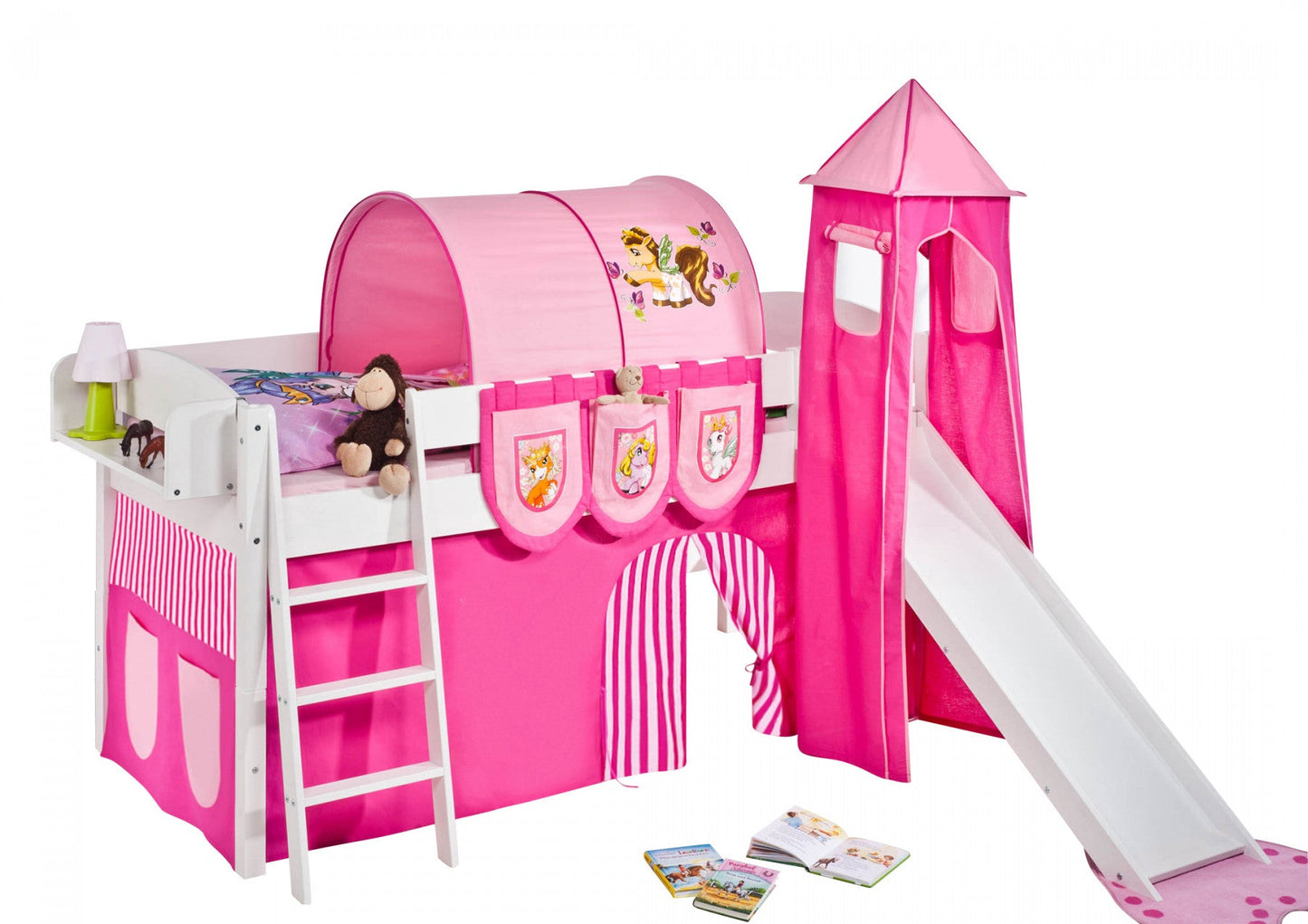 Hochbett mit Rutsche - IDA gerade Rutsche - LiloKids