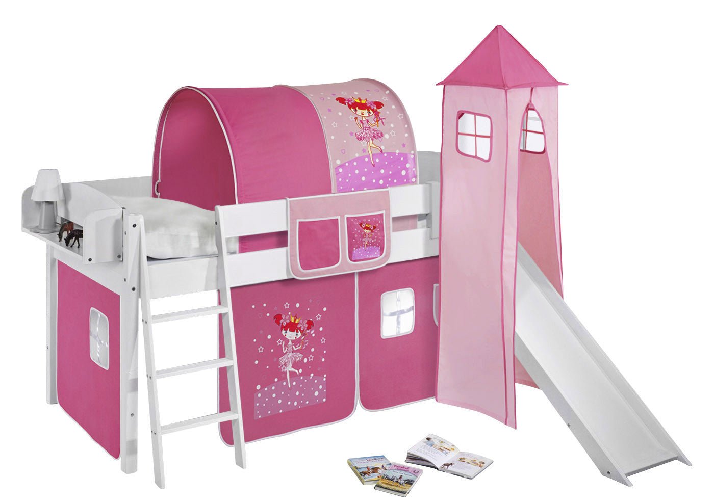 Hochbett mit Rutsche - IDA gerade Rutsche - LiloKids