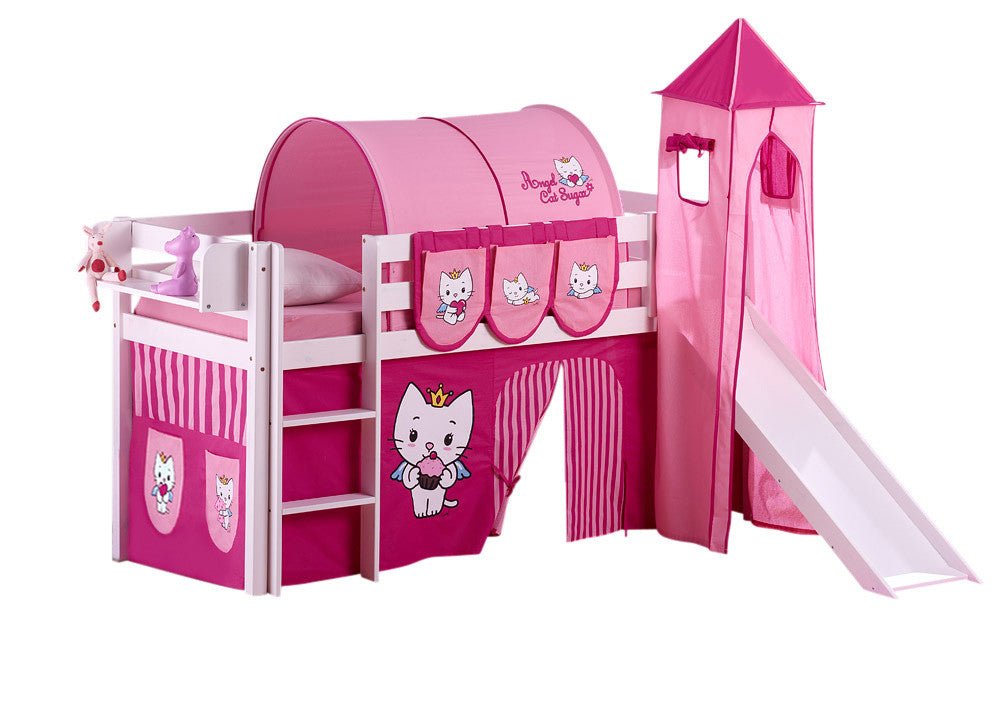 Hochbett mit Rutsche - JELLE gerade Rutsche - LiloKids