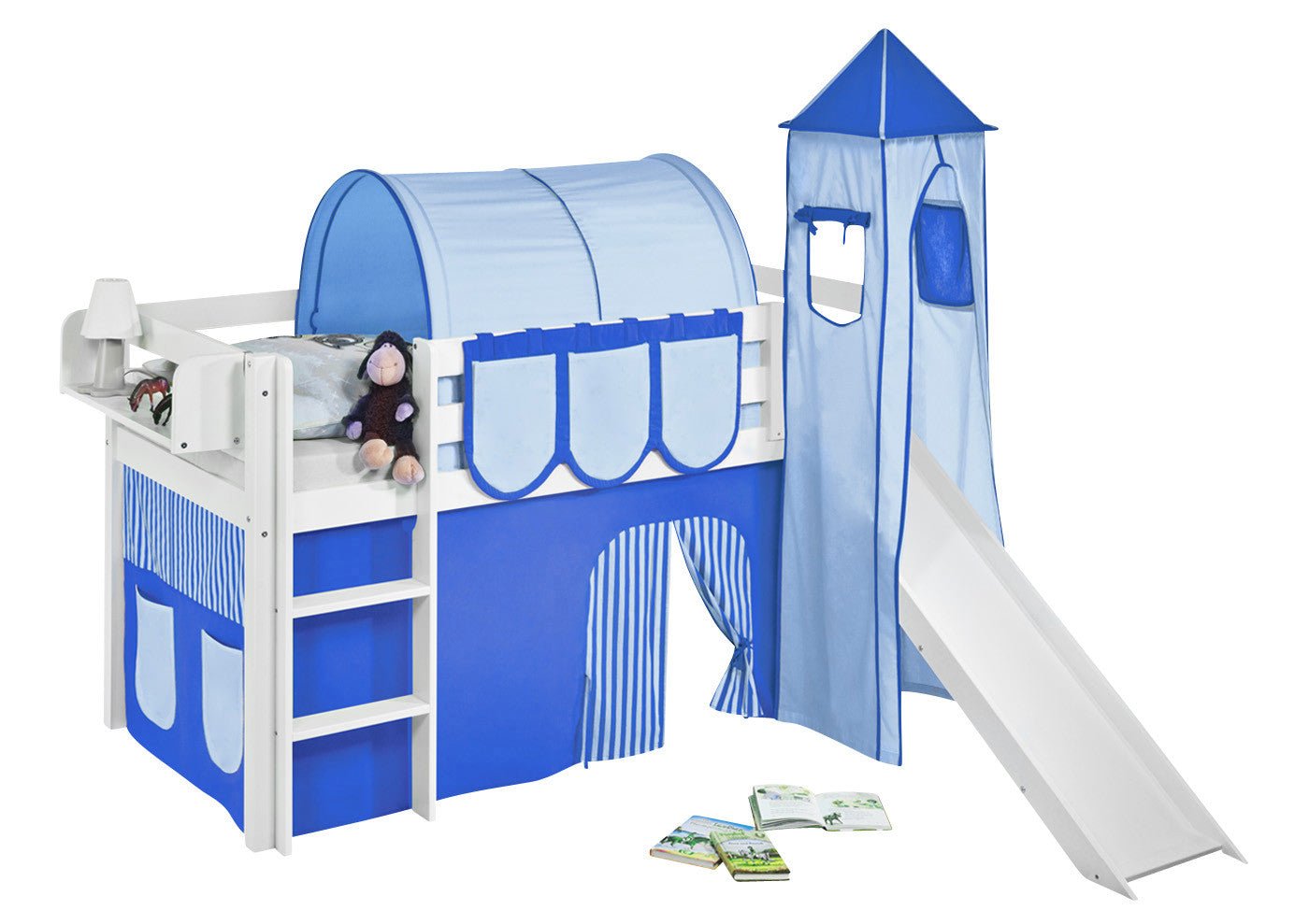 Hochbett mit Rutsche - JELLE gerade Rutsche - LiloKids