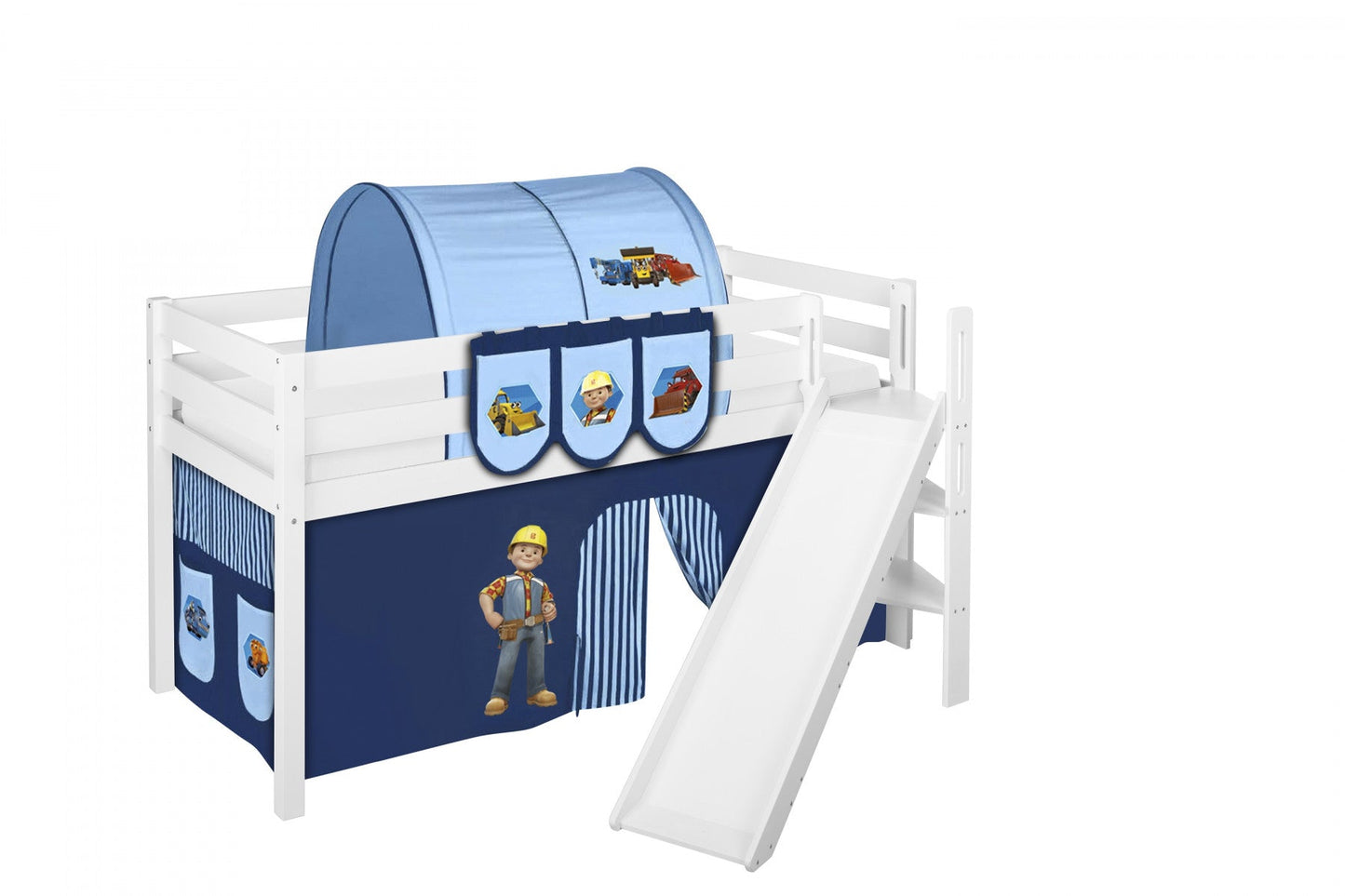 Hochbett mit Rutsche - JELLE schräge Rutsche - LiloKids