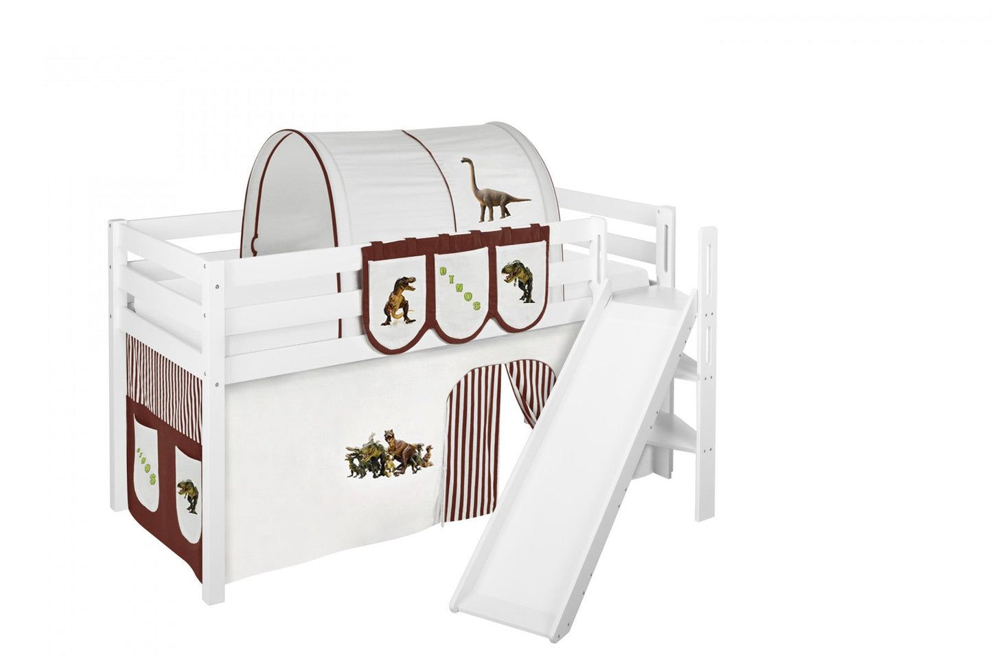 Hochbett mit Rutsche - JELLE schräge Rutsche - LiloKids