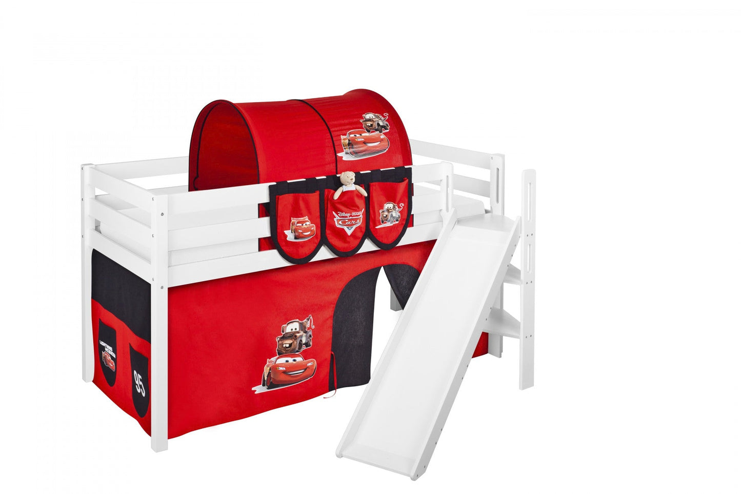 Hochbett mit Rutsche - JELLE schräge Rutsche - LiloKids