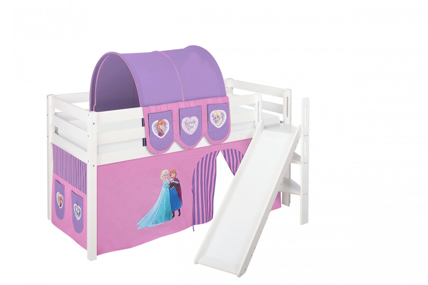 Hochbett mit Rutsche - JELLE schräge Rutsche - LiloKids