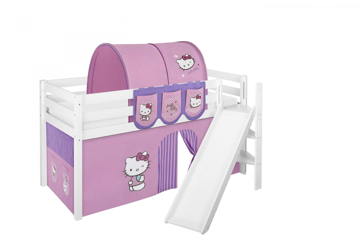 Hochbett mit Rutsche - JELLE schräge Rutsche - LiloKids