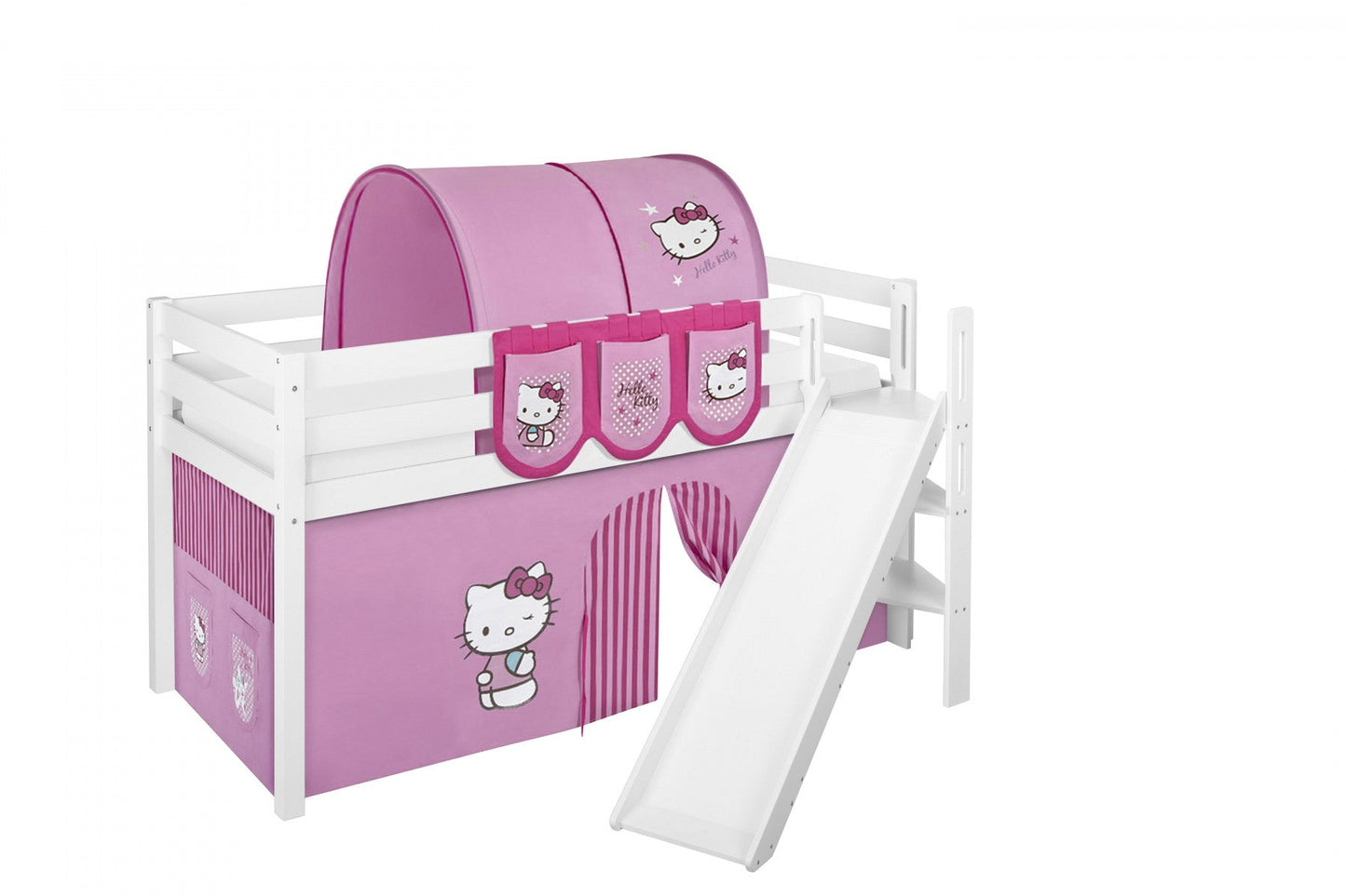 Hochbett mit Rutsche - JELLE schräge Rutsche - LiloKids