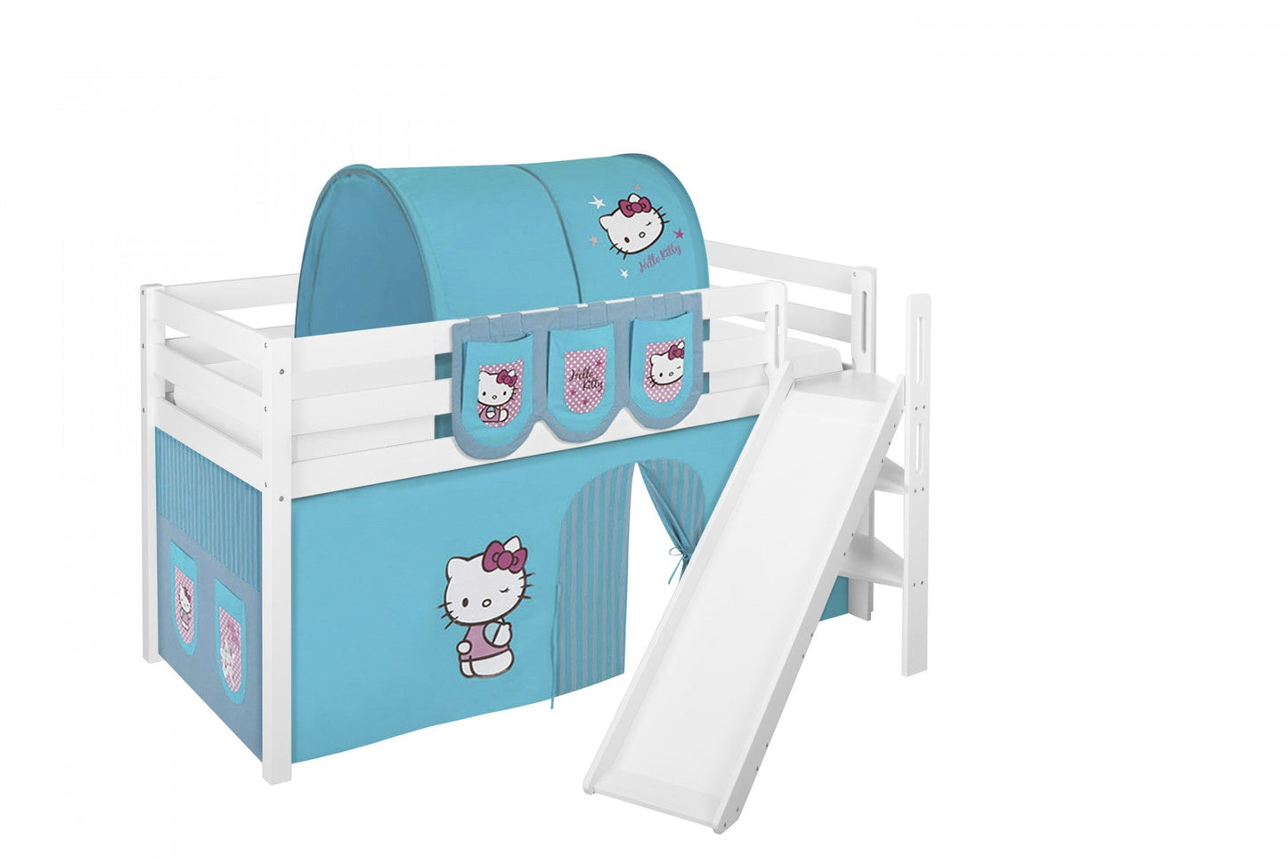 Hochbett mit Rutsche - JELLE schräge Rutsche - LiloKids