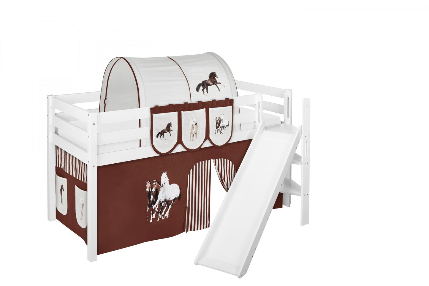 Hochbett mit Rutsche - JELLE schräge Rutsche - LiloKids