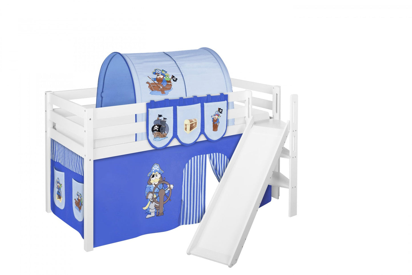 Hochbett mit Rutsche - JELLE schräge Rutsche - LiloKids