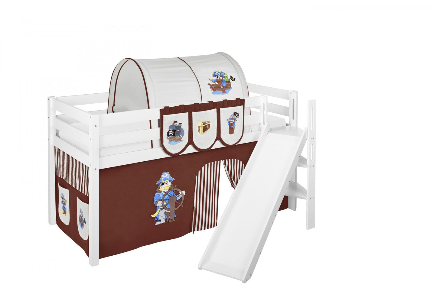 Hochbett mit Rutsche - JELLE schräge Rutsche - LiloKids