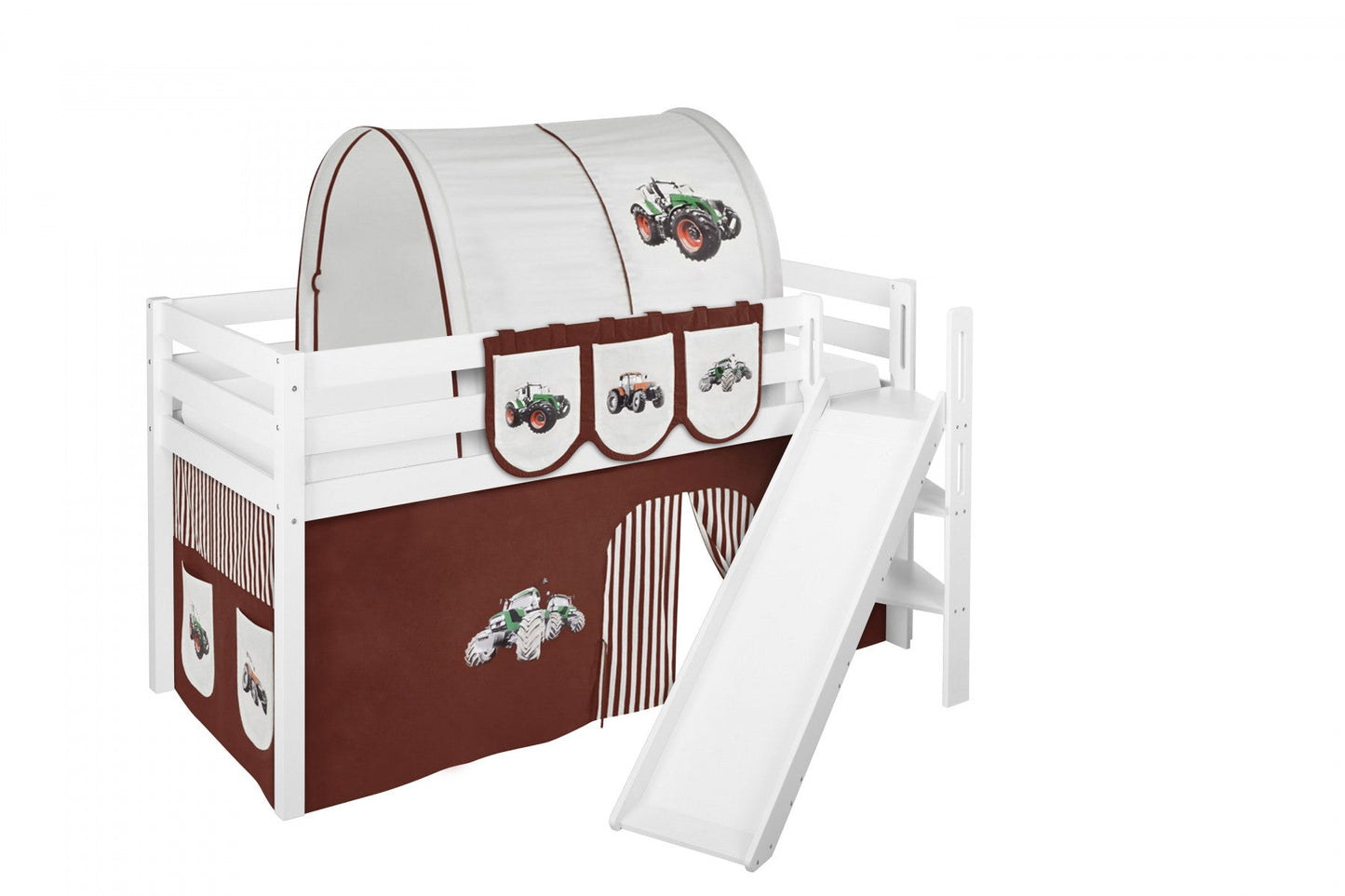 Hochbett mit Rutsche - JELLE schräge Rutsche - LiloKids