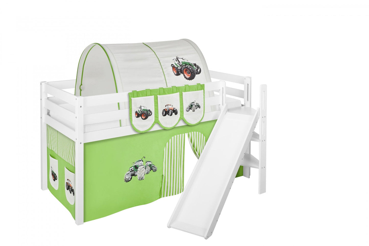 Hochbett mit Rutsche - JELLE schräge Rutsche - LiloKids