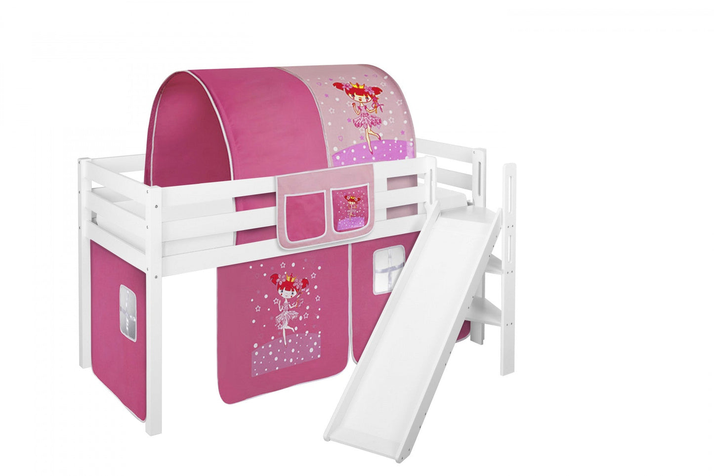 Hochbett mit Rutsche - JELLE schräge Rutsche - LiloKids