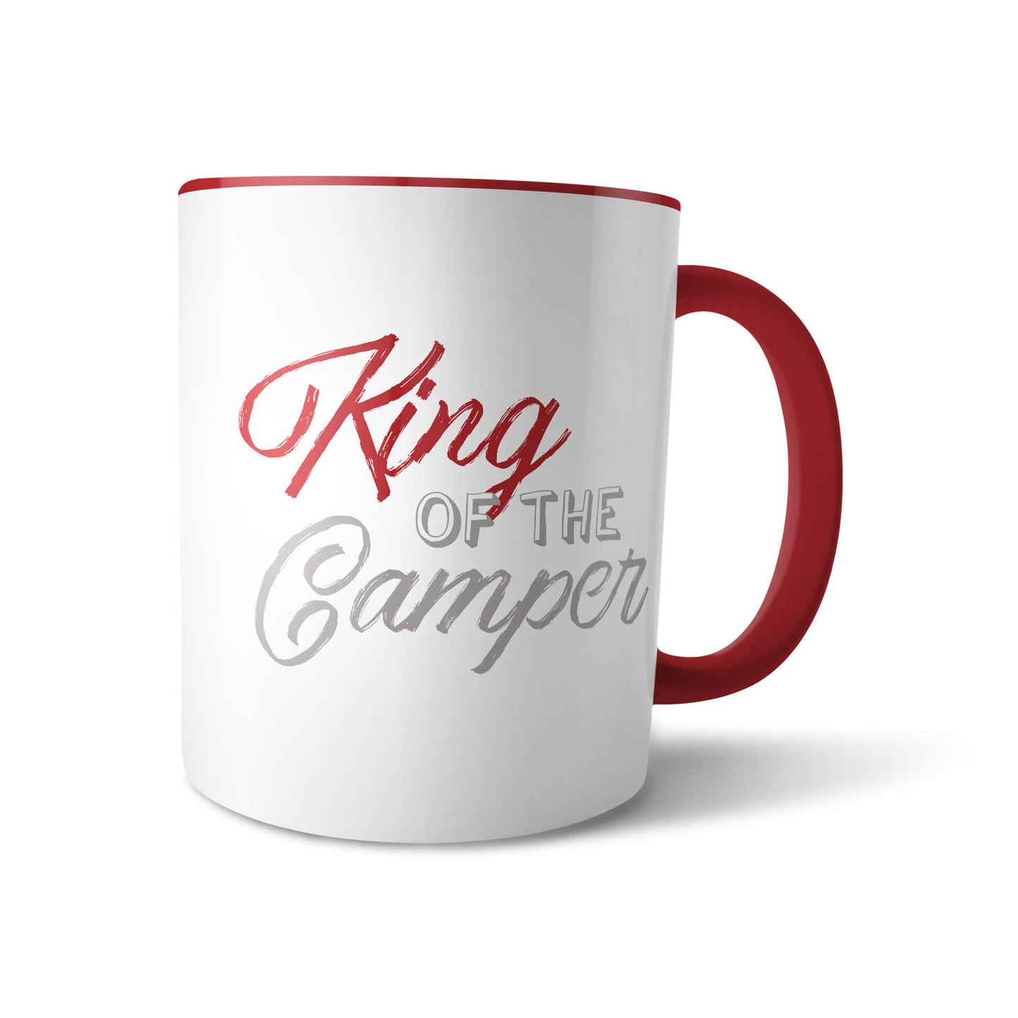 Kaffeepott / Kaffeetasse "King of the Camper"