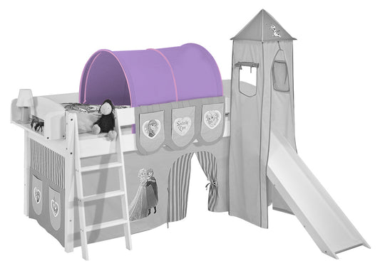 Lila FROZEN / Eiskönigin / Anna & Elsa Tunnel für Kinderbetten, Hochbetten, Spielbetten, Etagenbetten von LILOKIDS