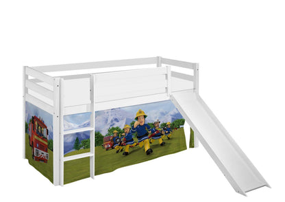 Feuerwehrmann Sam Kinderbett - Hochbett mit Rutsche - LiloKids
