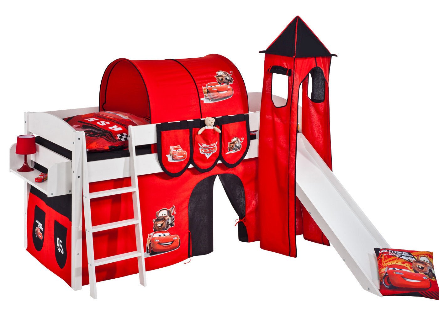 Hochbett mit Rutsche - IDA gerade Rutsche - LiloKids