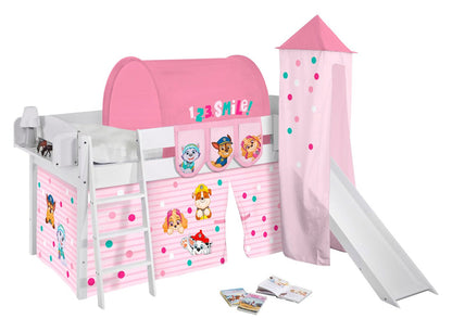Hochbett mit Rutsche - IDA gerade Rutsche - LiloKids