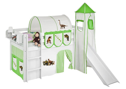Hochbett mit Rutsche - JELLE gerade Rutsche - LiloKids