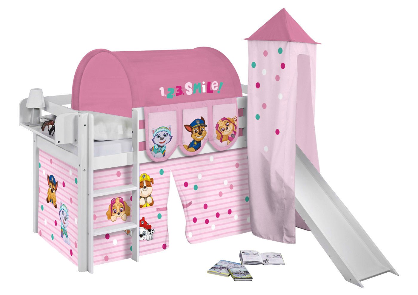 Hochbett mit Rutsche - JELLE gerade Rutsche - LiloKids