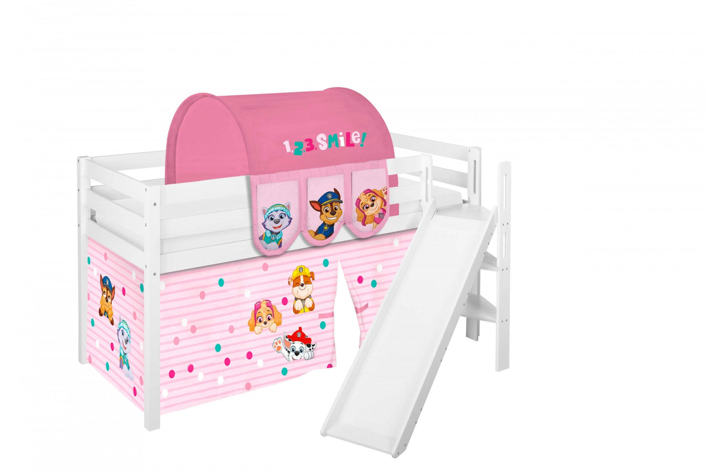 Hochbett mit Rutsche - JELLE schräge Rutsche - LiloKids