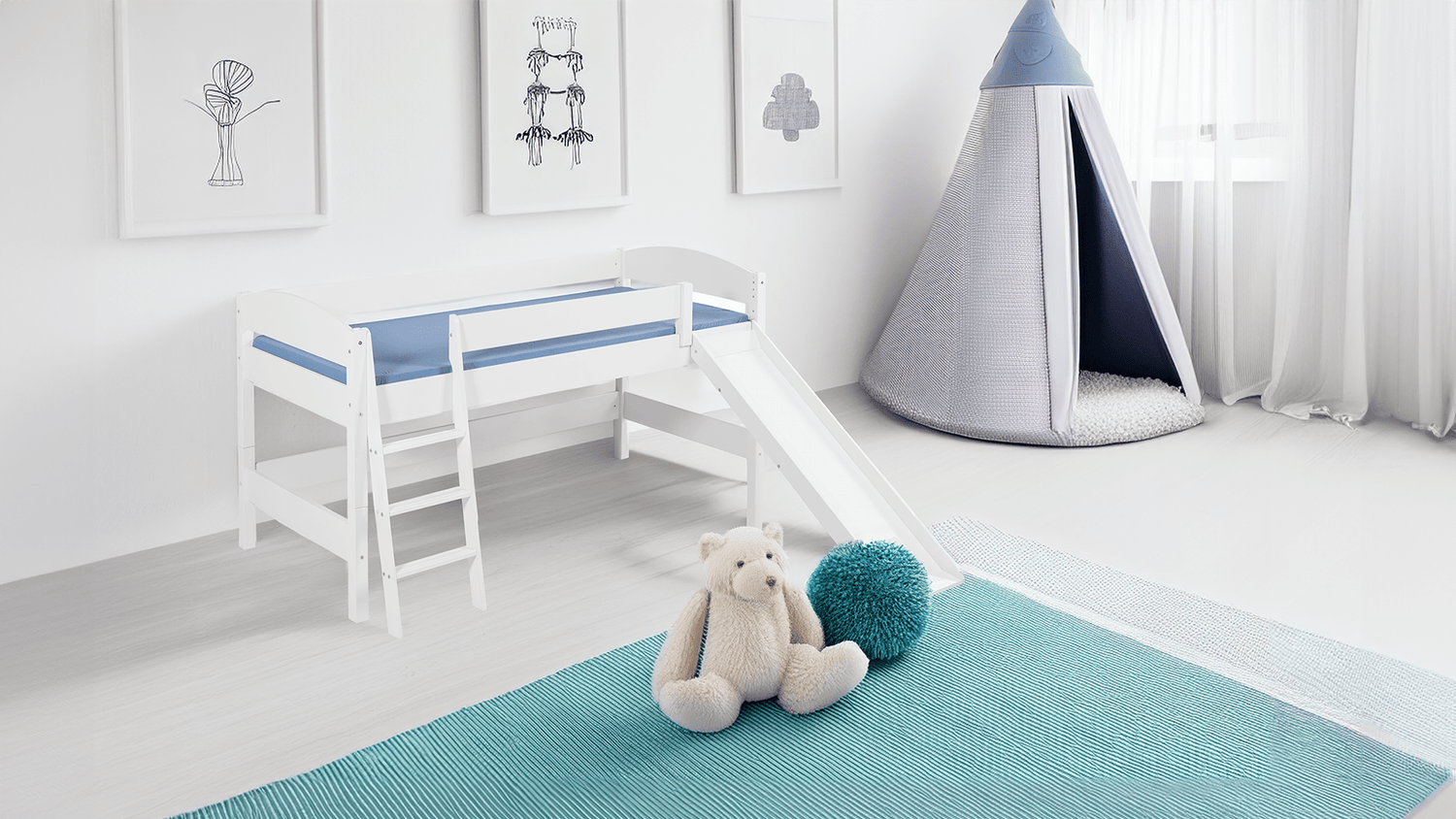 Mitwachsendes Kinderbett - Flach - LiloKids