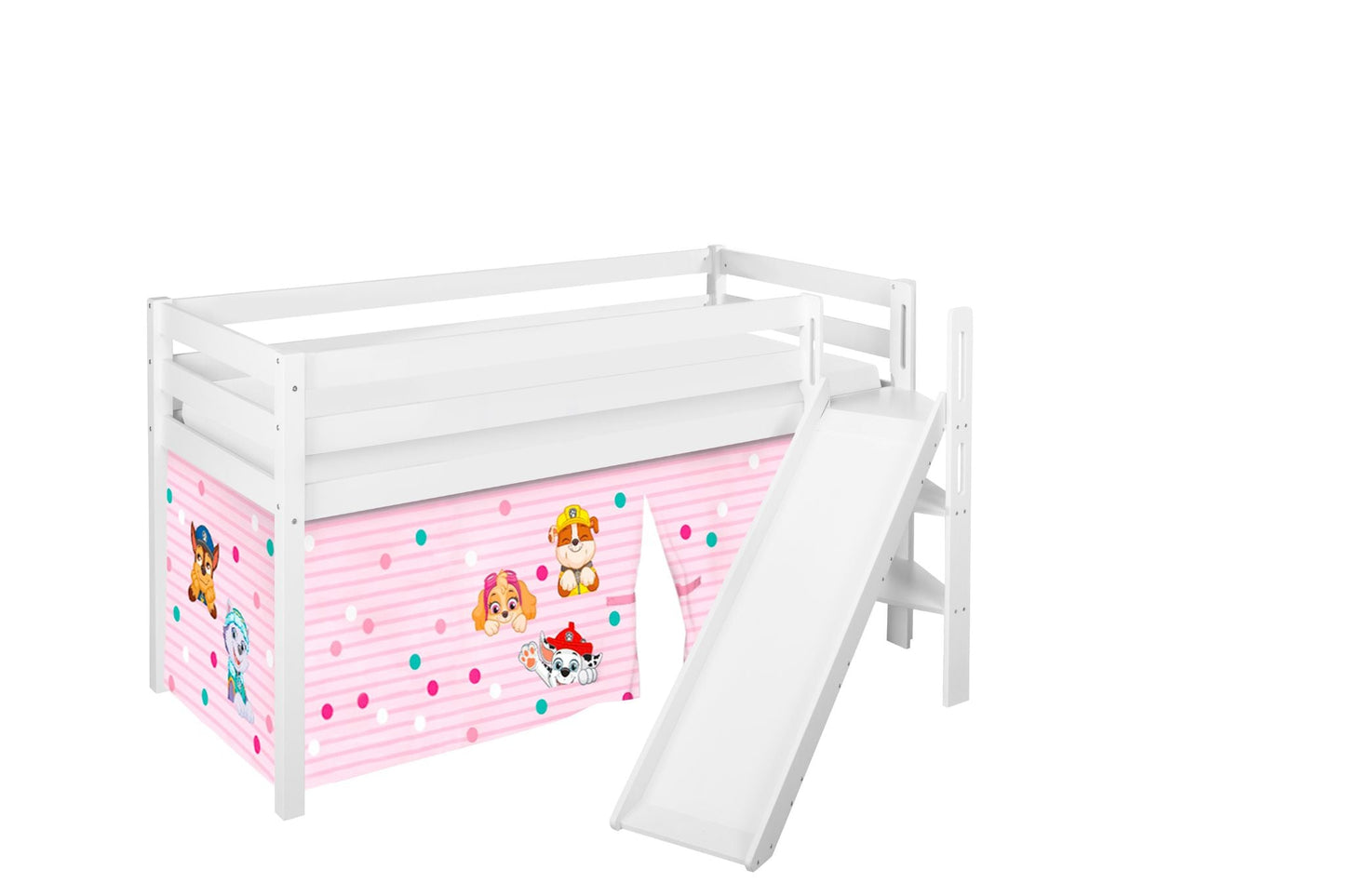 Paw Patrol Kinderbett - Hochbett mit schräger Rutsche - LiloKids