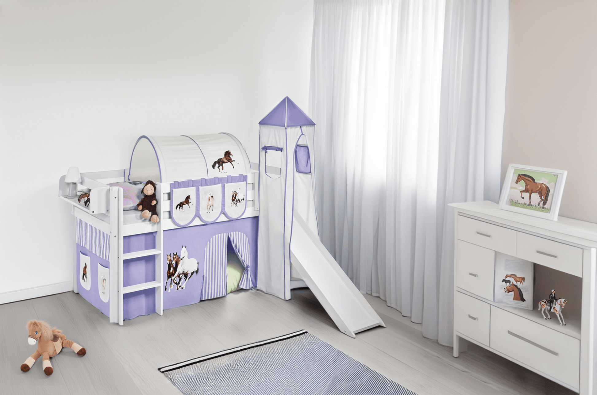 Pferde Kinderbett - Hochbett - LiloKids